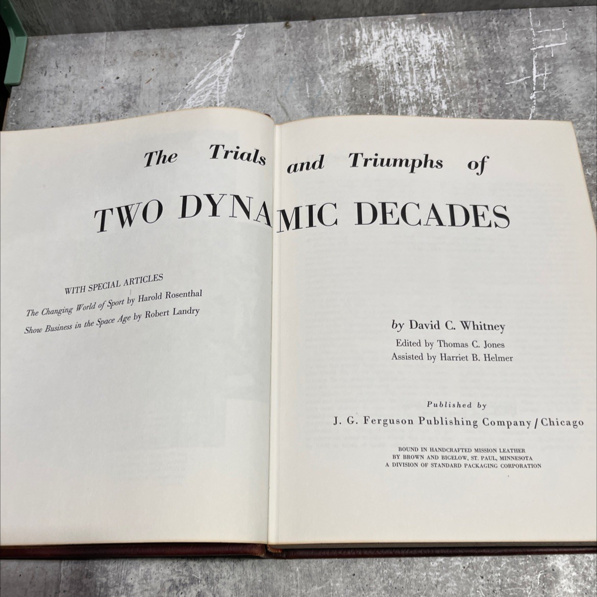the trials and triumphs of two dynamic decades with special articles the changi