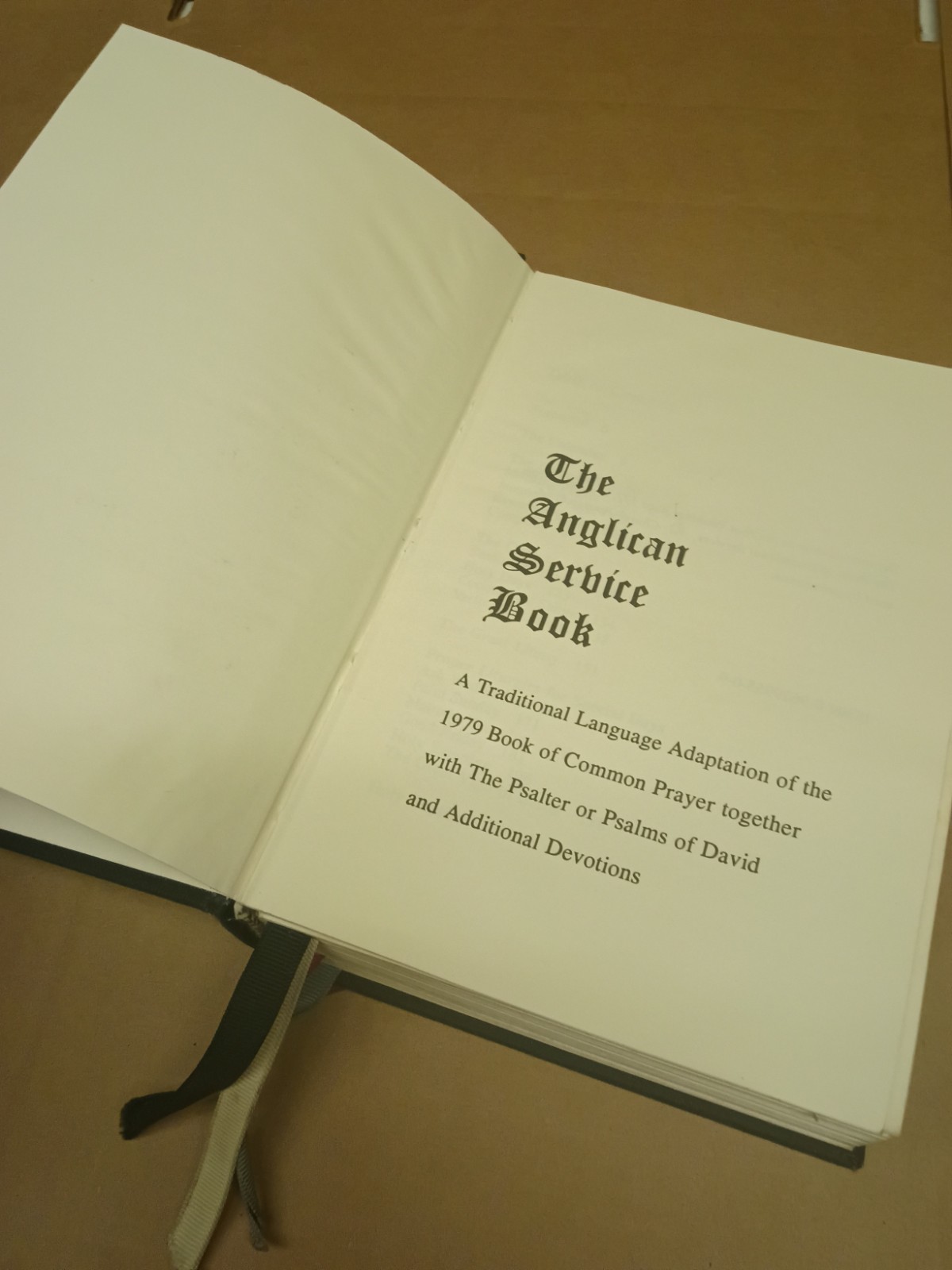 The Anglican Service Book – No Outer Jacket