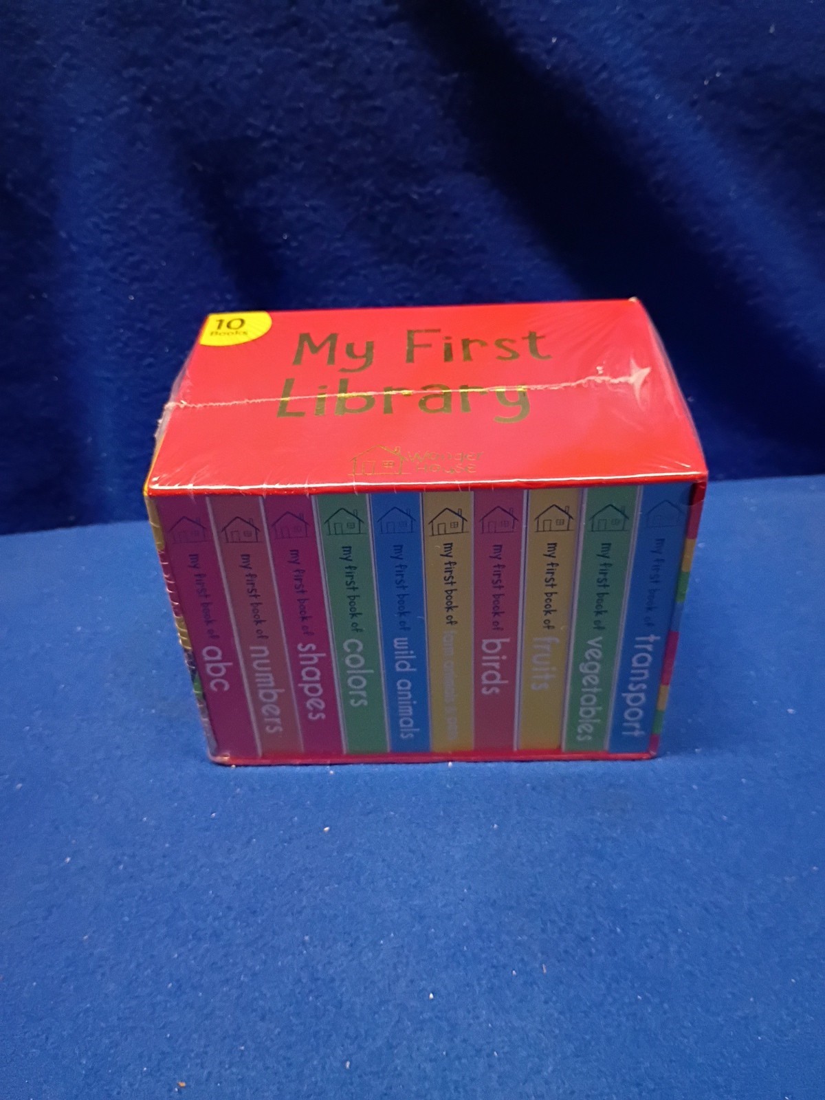 My First Library : Boxset of 10 Board Books for Kids by Wonder House Books…