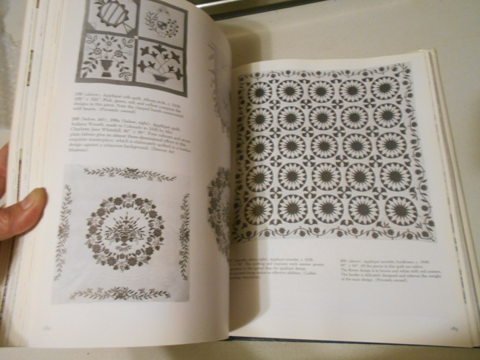 1985 America’s Quilts and Coverlets book by Safford & Bishop 314 pages pictures