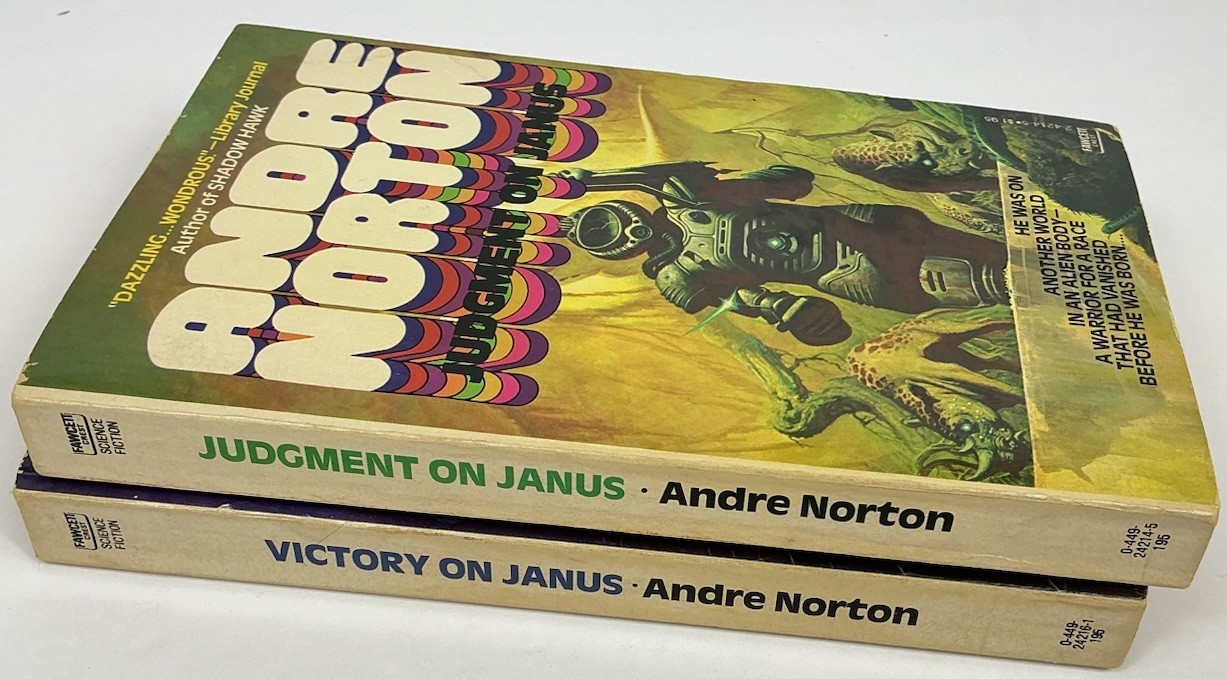 Andre Norton Janus 1&2 Judgment on Janus Victory On Janus Fawcett Crest