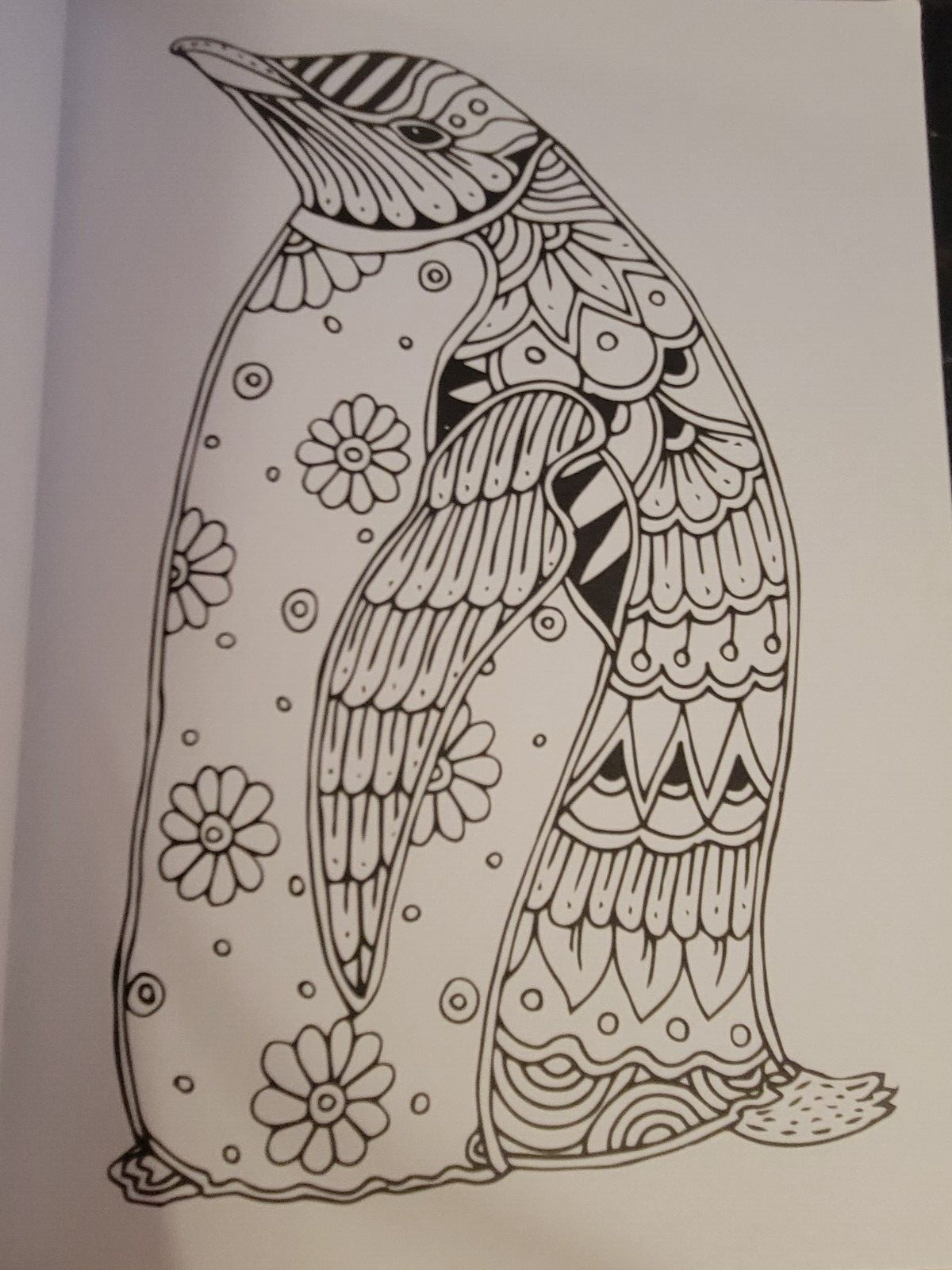 MAJESTIC CREATURES Vol. 18 Adult Coloring Book With 47 Prints Ready To Frame!