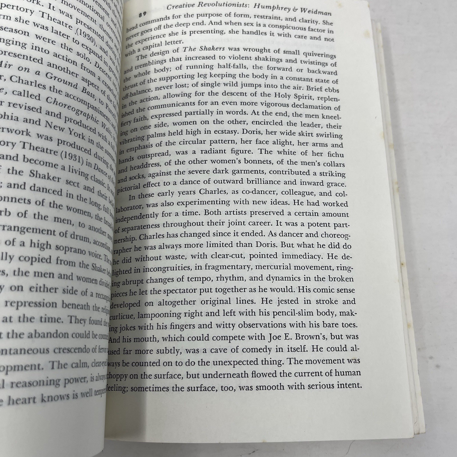 Borzoi Book of Modern Dance Margaret Lloyd 1974 PB 2nd Printing