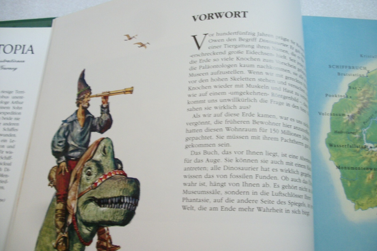Dinotopia by James Gurney – GERMAN LANGUAGE Edition – 1993 – Hardcover w/DJ