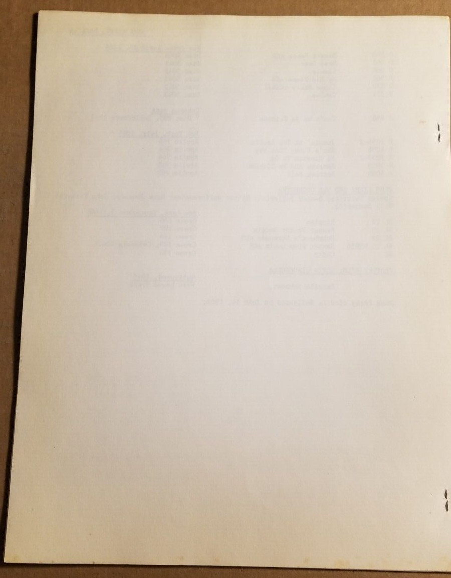 John Kirby Discography by Garrod of Joyce Record, First Draft, 16 pages, c1990