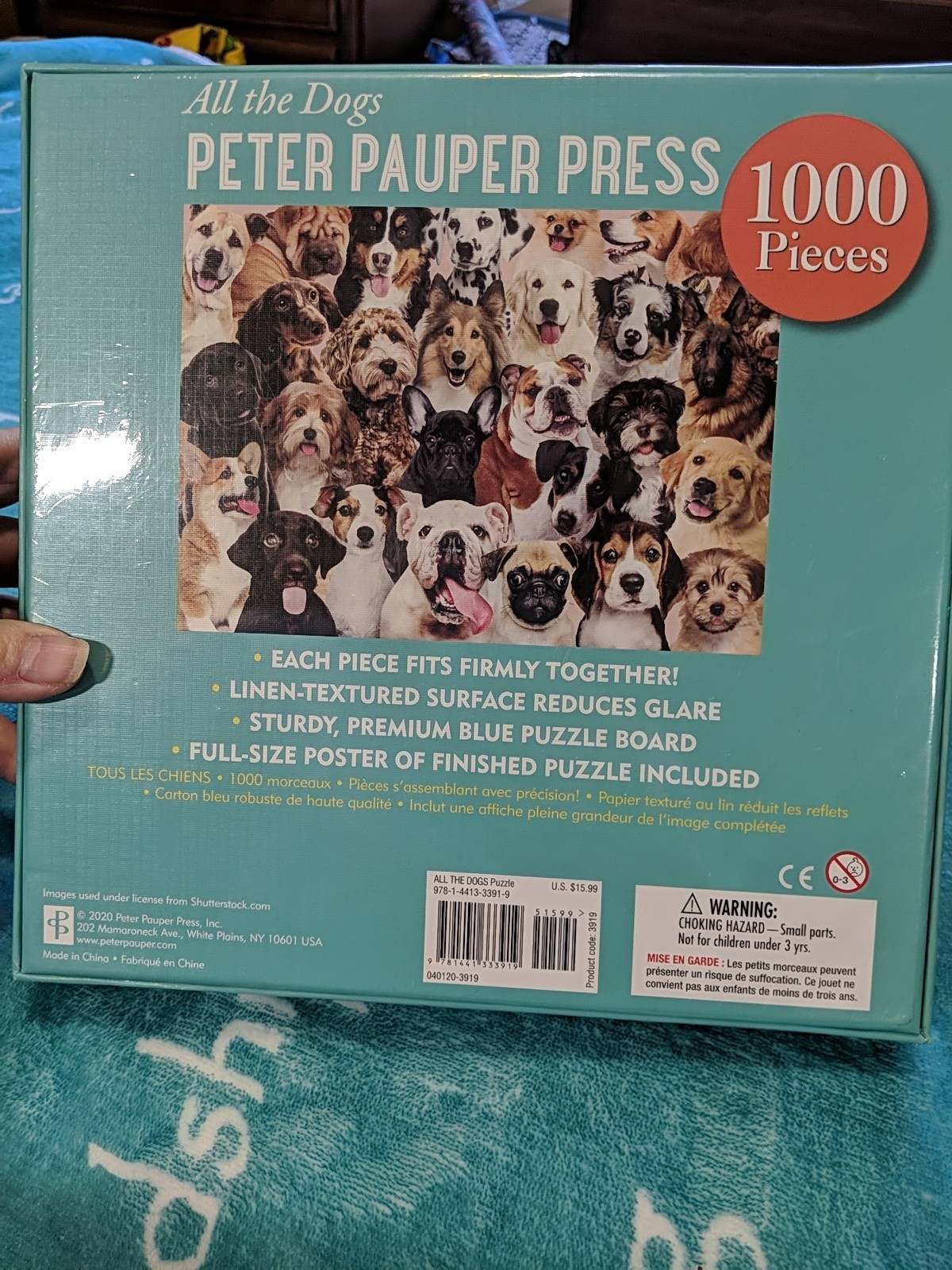 All the Dogs 1000 Piece Jigsaw Puzzle by Inc. Peter Pauper Press (2020, Toy;…