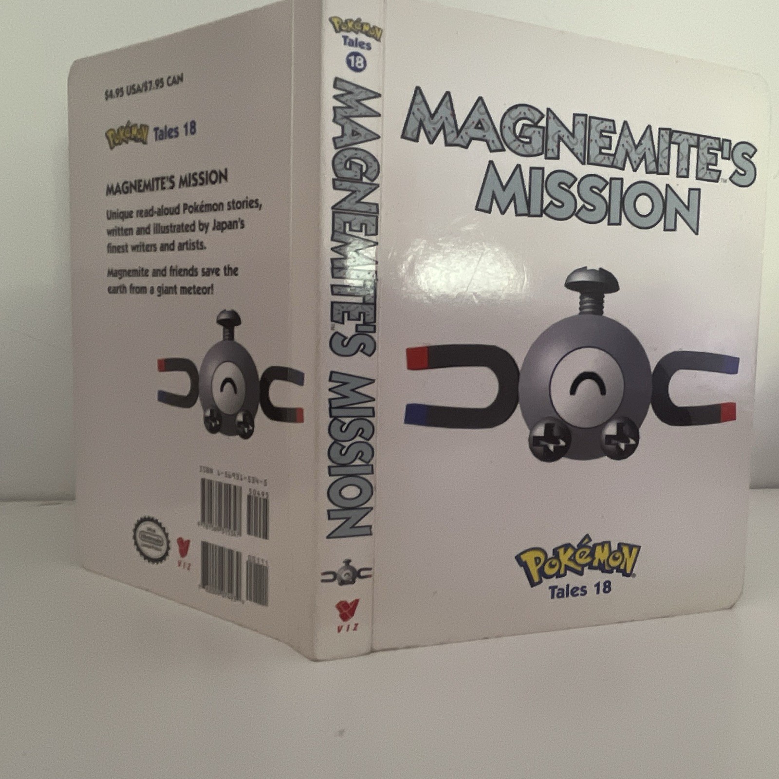 Pokémon Tales 18 Magnemite’s Mission by Compilation VIZ Board Book