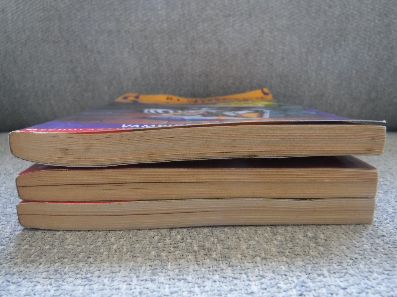 RL Stine Goosebumps Box Set #49 – #52 (missing #51) damage Collectible Paperback