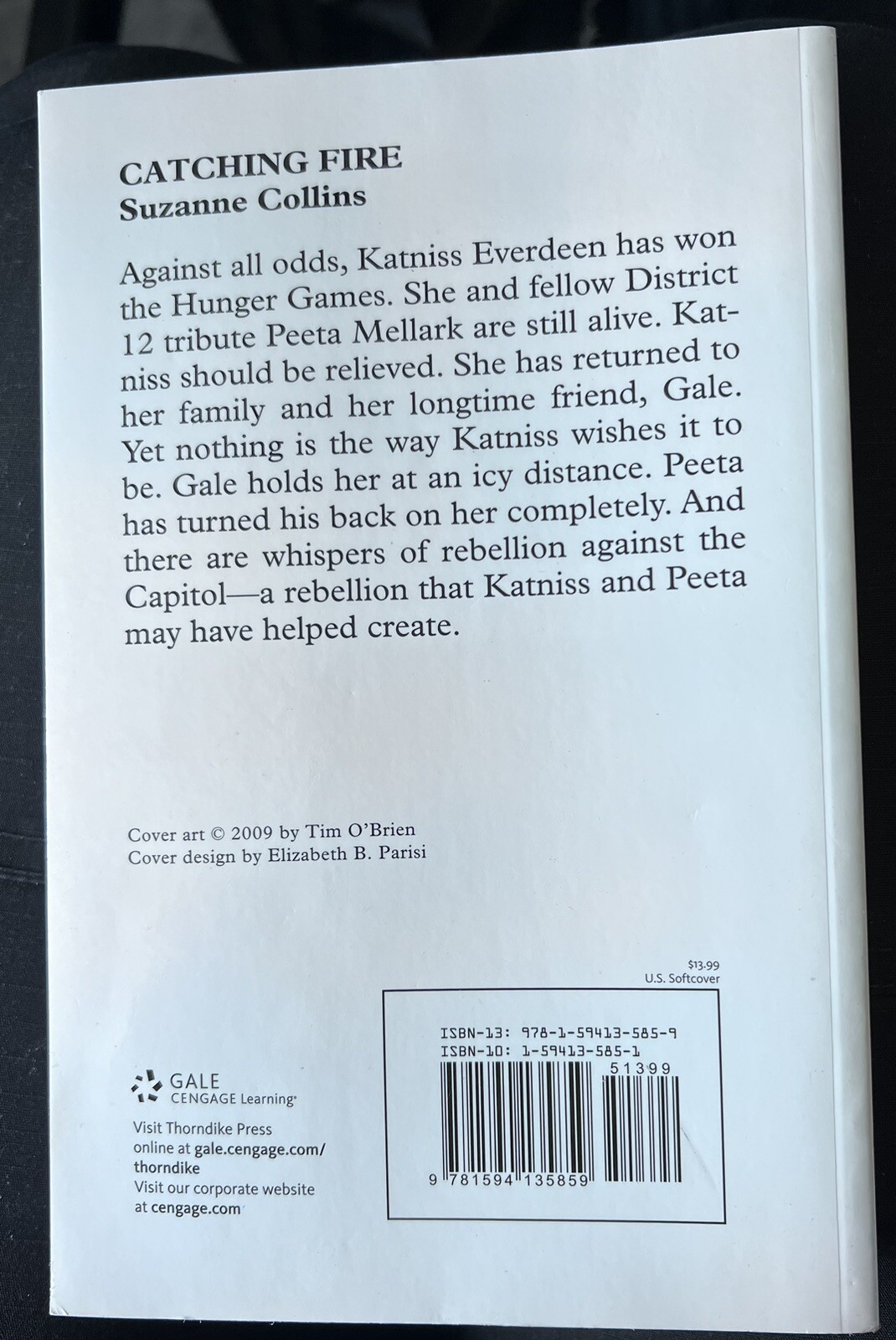 Hunger Games Trilogy: Catching Fire by Suzanne Collins (2012, Trade…