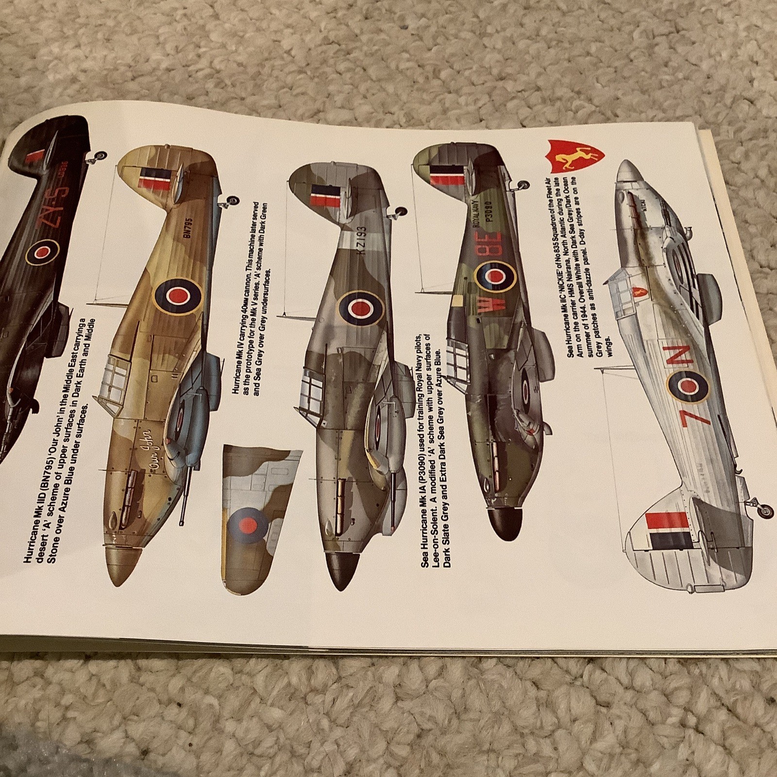 Hurricane in Action #72 by Jerry Scutts- Squadron Signal Publications