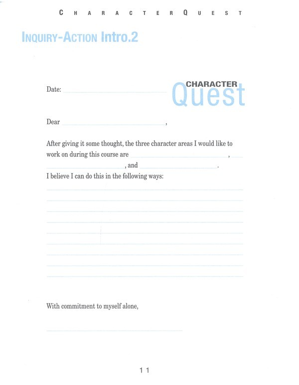 Character Quest: Volume 1, Revised, Member Book