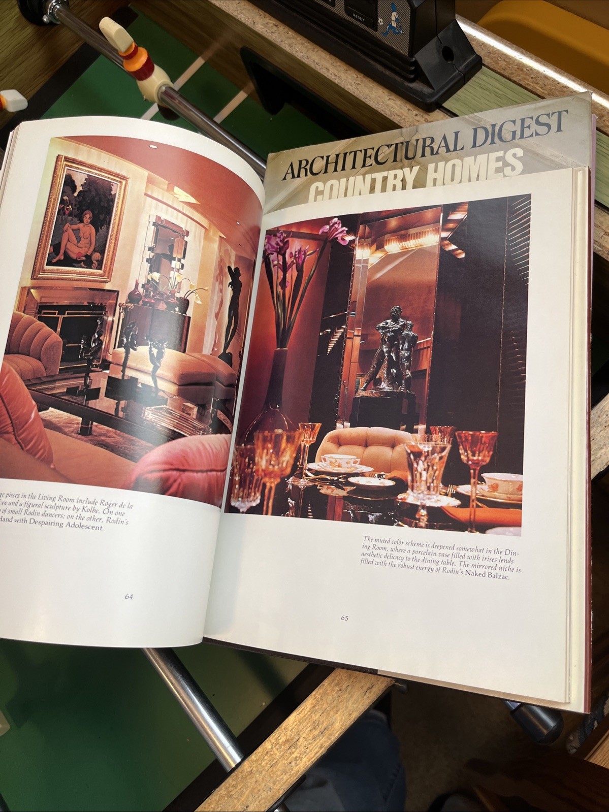 Four Vintage 1980S Architectural Digest Hardcover Books With D:Jacket Excellent