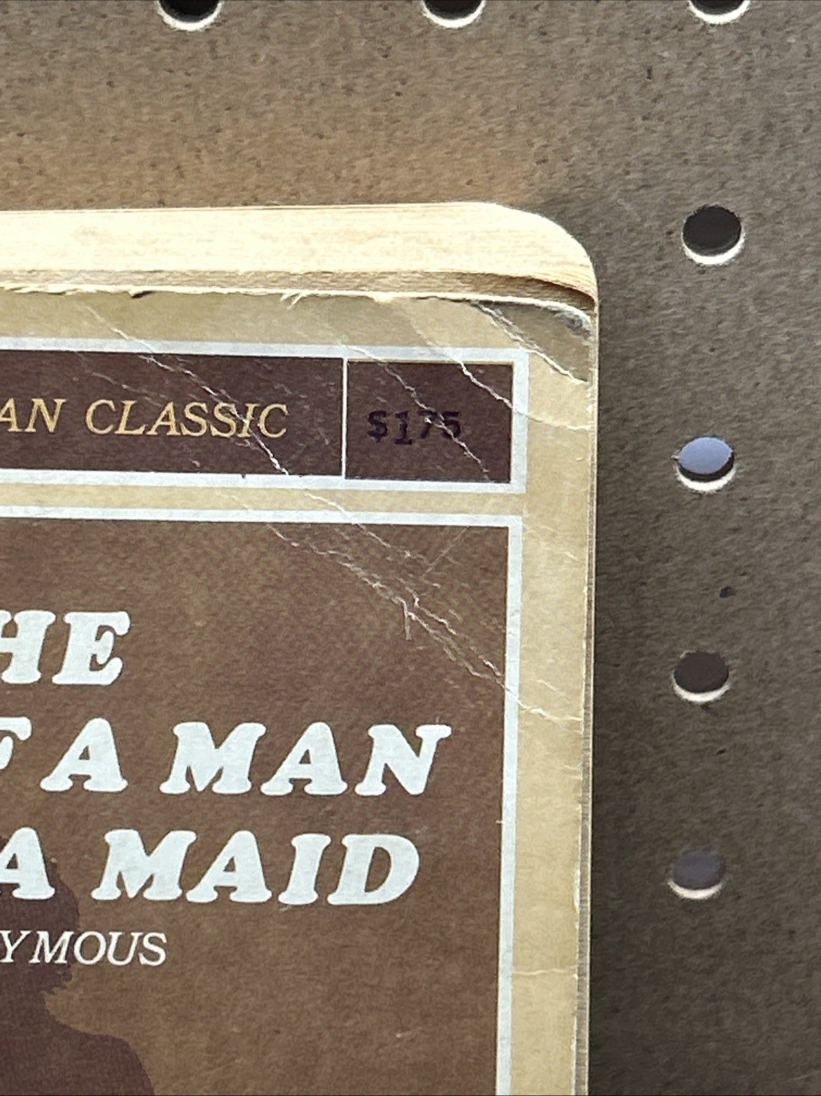 The Way of a Man with a Maid Anonymous 1967 A Victorian Classic VC103 Paperback