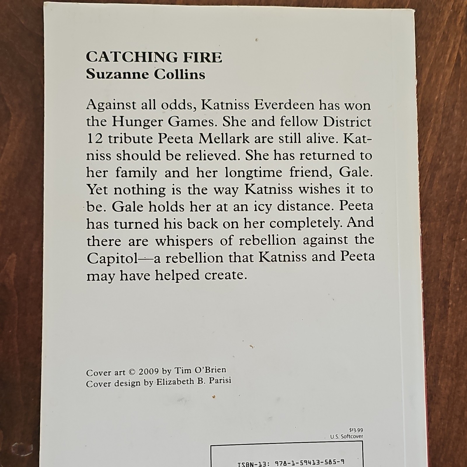 The Hunger Games: Catching Fire Large Print by Suzanne Collins, Paperback
