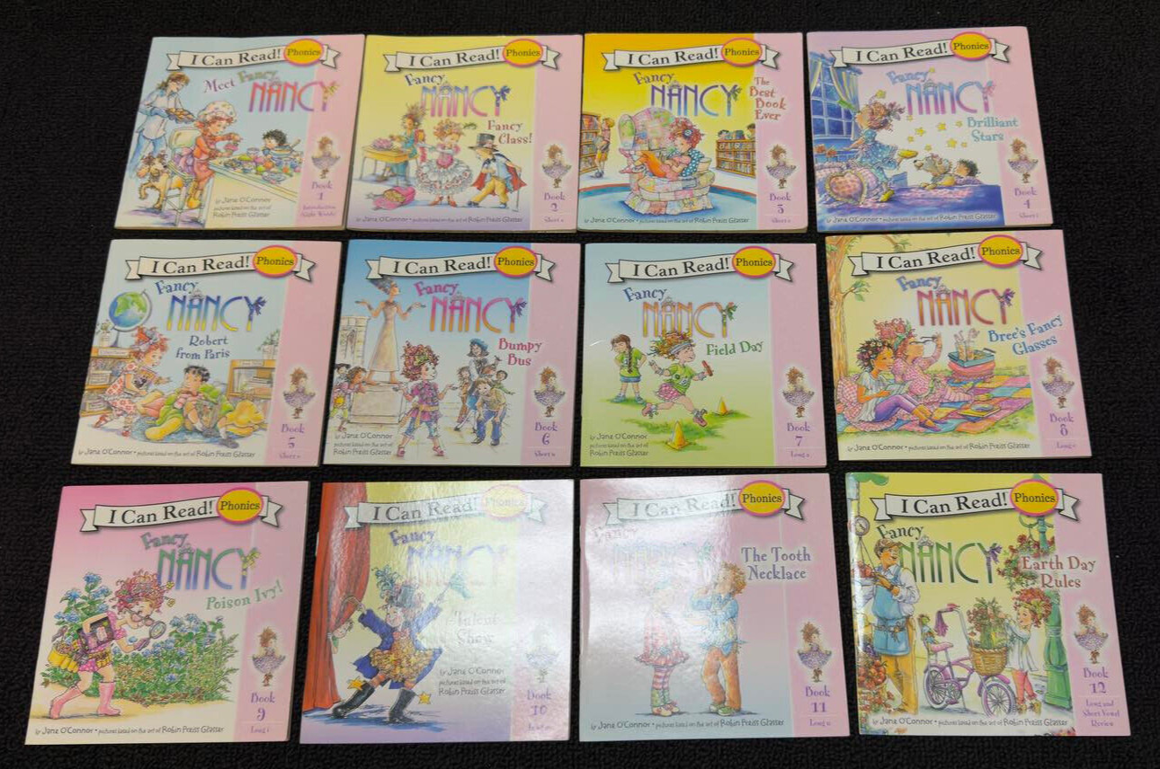 Fancy Nancy Childrens Book Phonics Fun I Can Read Early Readers Lot 12