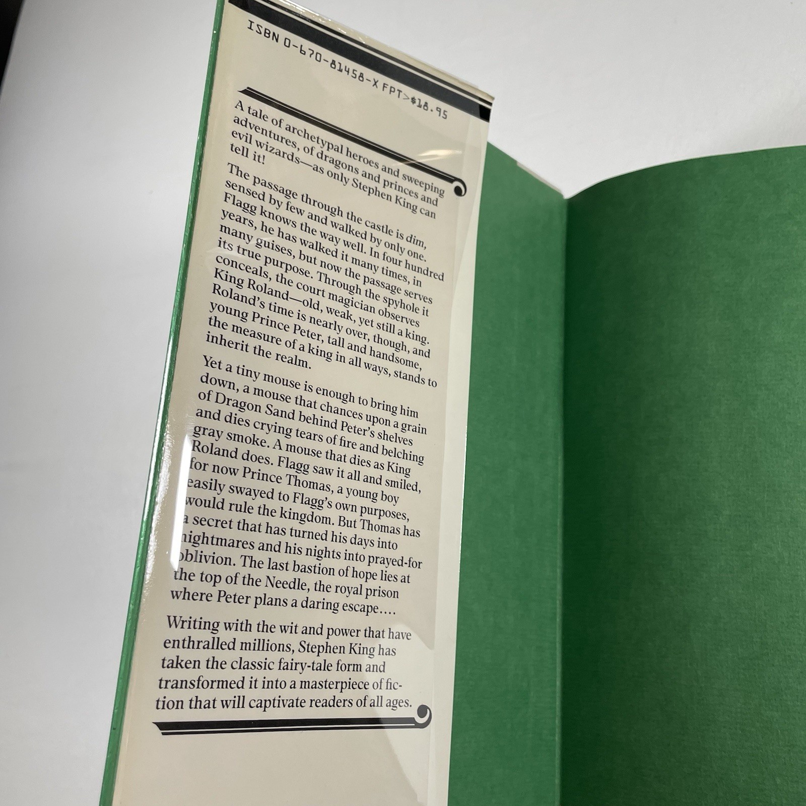 Stephen King The Eyes Of The Dragon Hardcover Book 1987 Viking Penguin Preowned