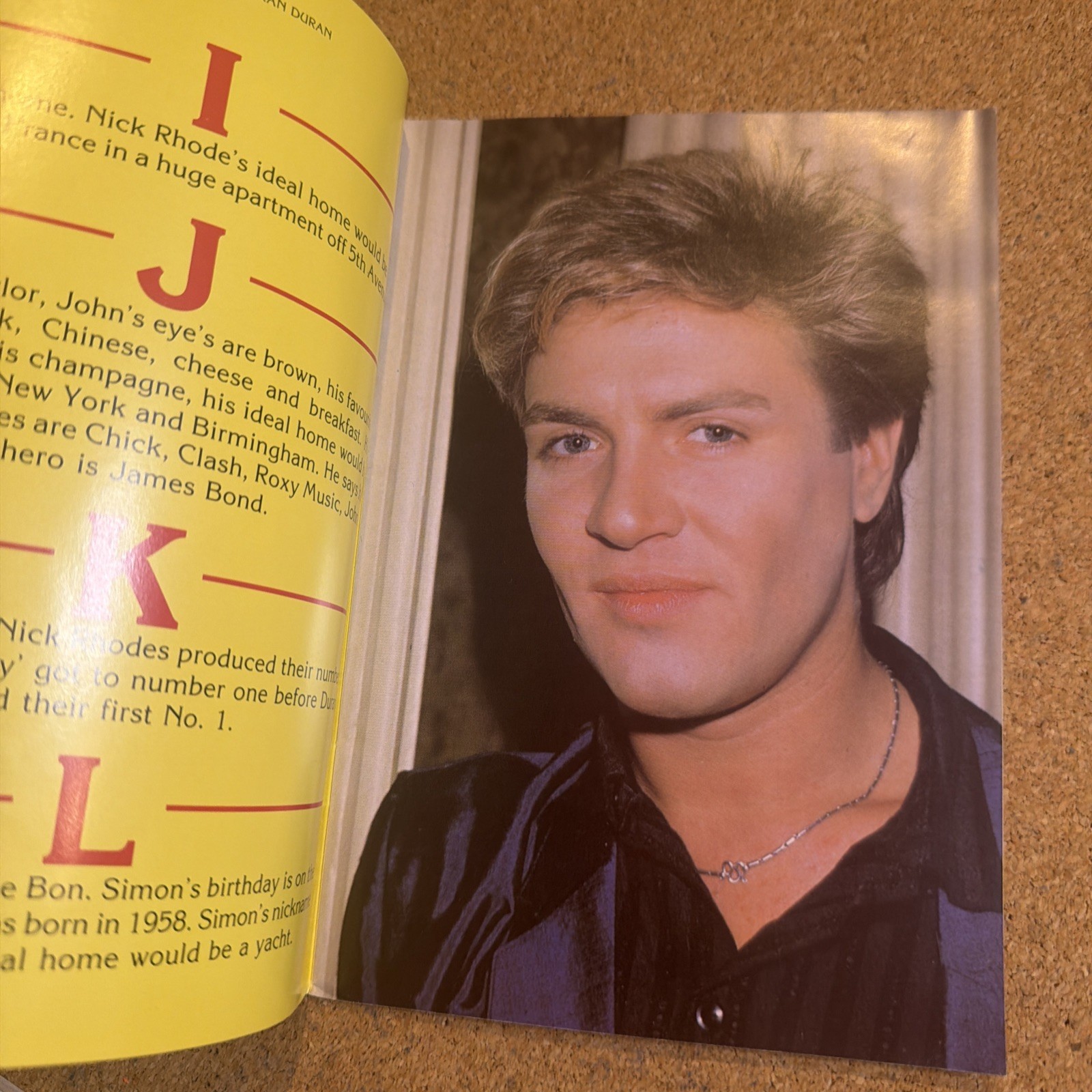 The ABC of Duran Duran Packed with Facts and Pictures 1984 Vintage VG Cond