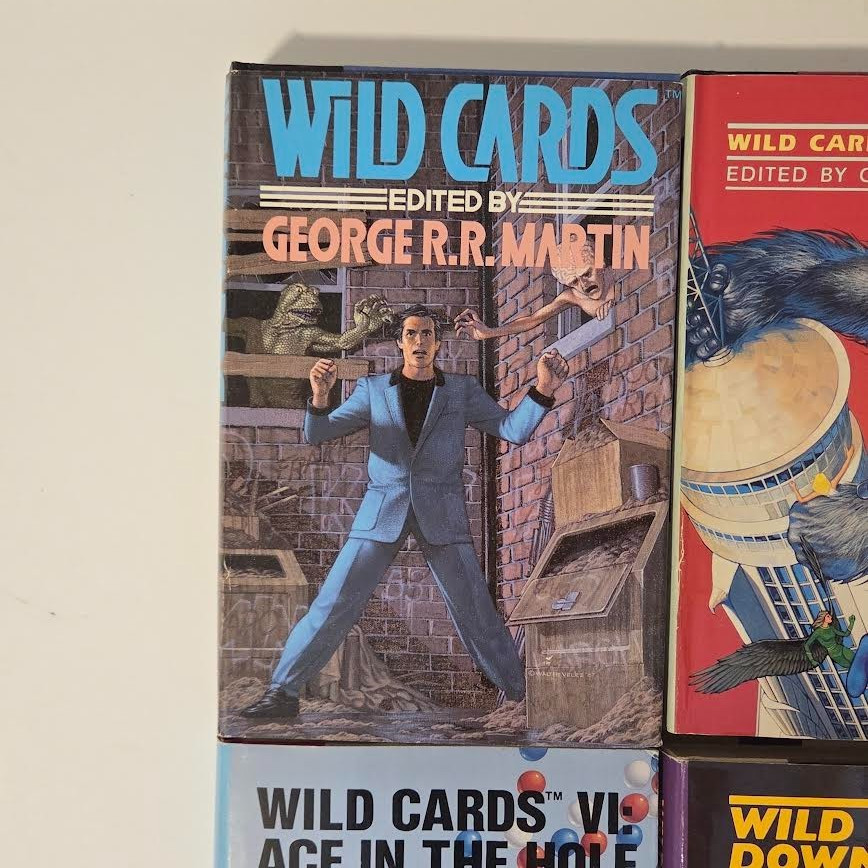 George R.R. Martin Wildcards 1-6 Hardcover HC Book Lot 1 2 3 4 5 6 Sci-Fi