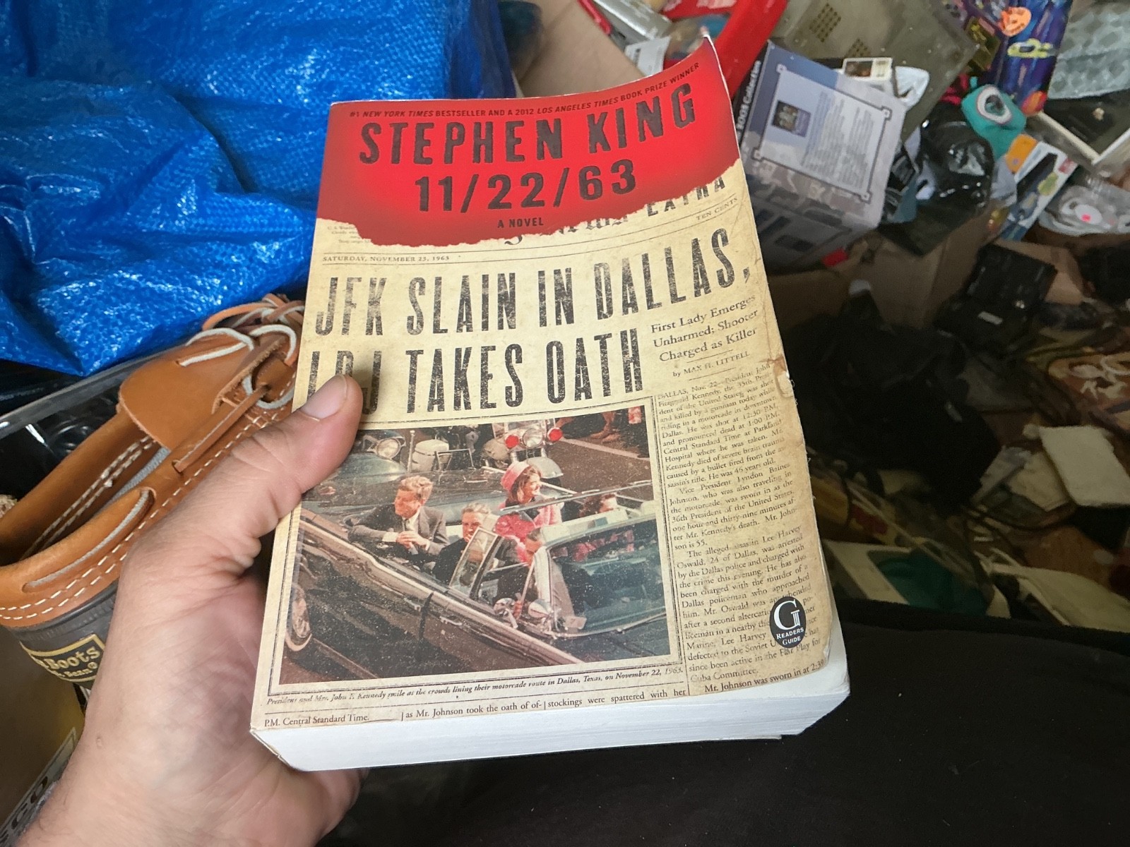 11/22/63: JFK Slain in Dallas LBJ Takes Oath by Stephen King Paperback