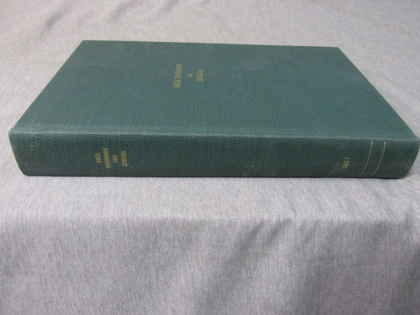 AREA HANDBOOK FOR SENEGAL 1963 DA PAM 550-70 Hardback