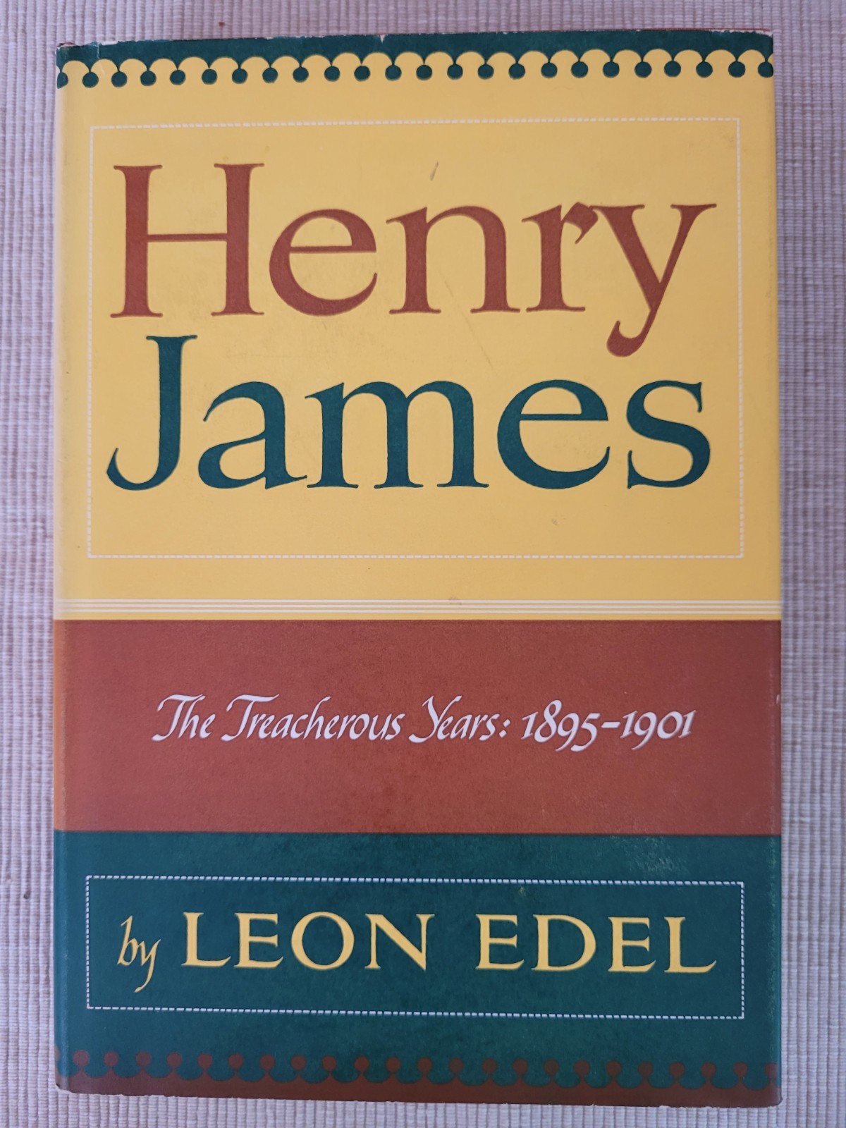 Leon Edel Henry James Biography Complete 5 Vol Set Lippincott Hardcover DJs