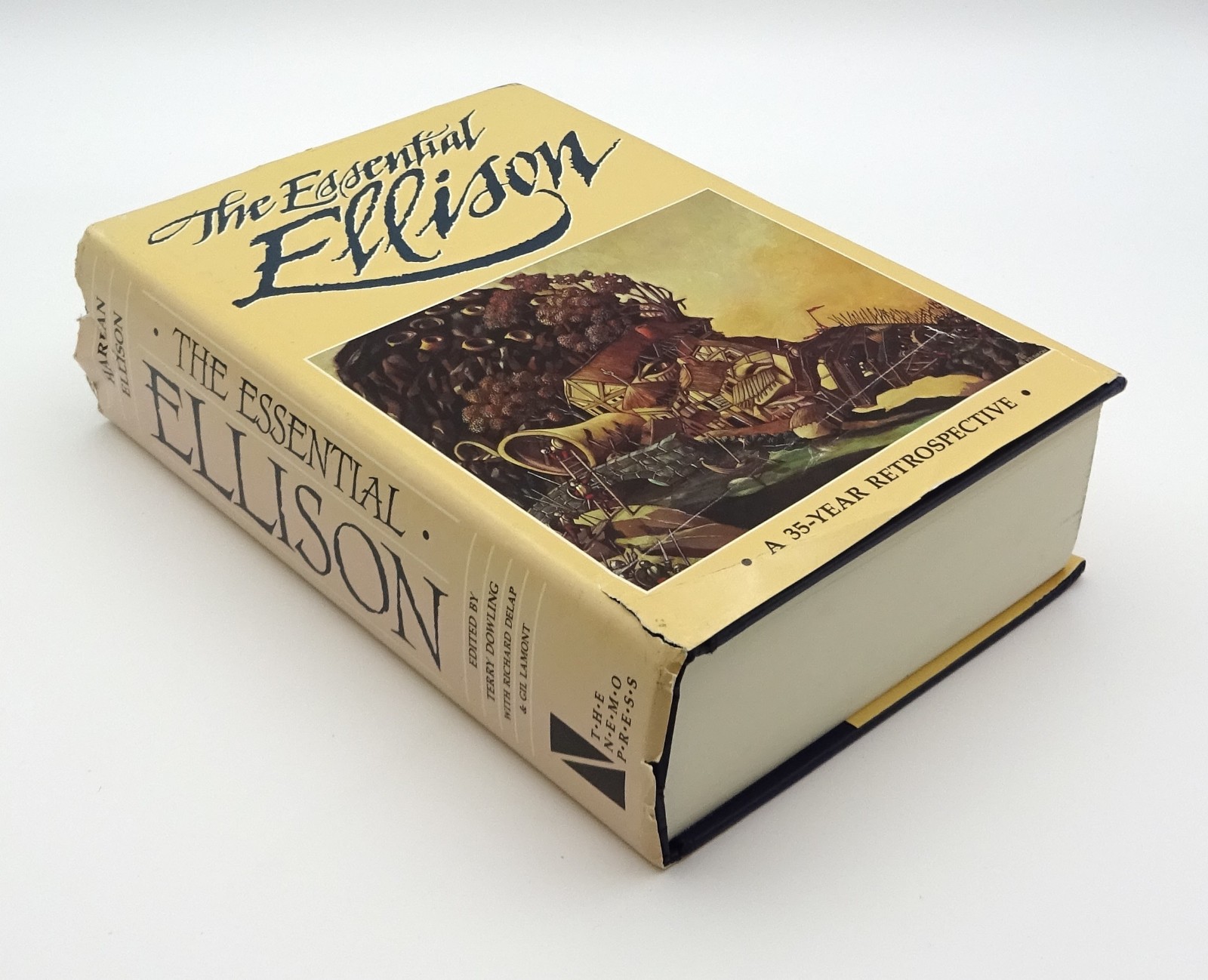 The Essential Harlan Ellison Hardcover Book Club Edition BCE HB/DJ Nemo 1987