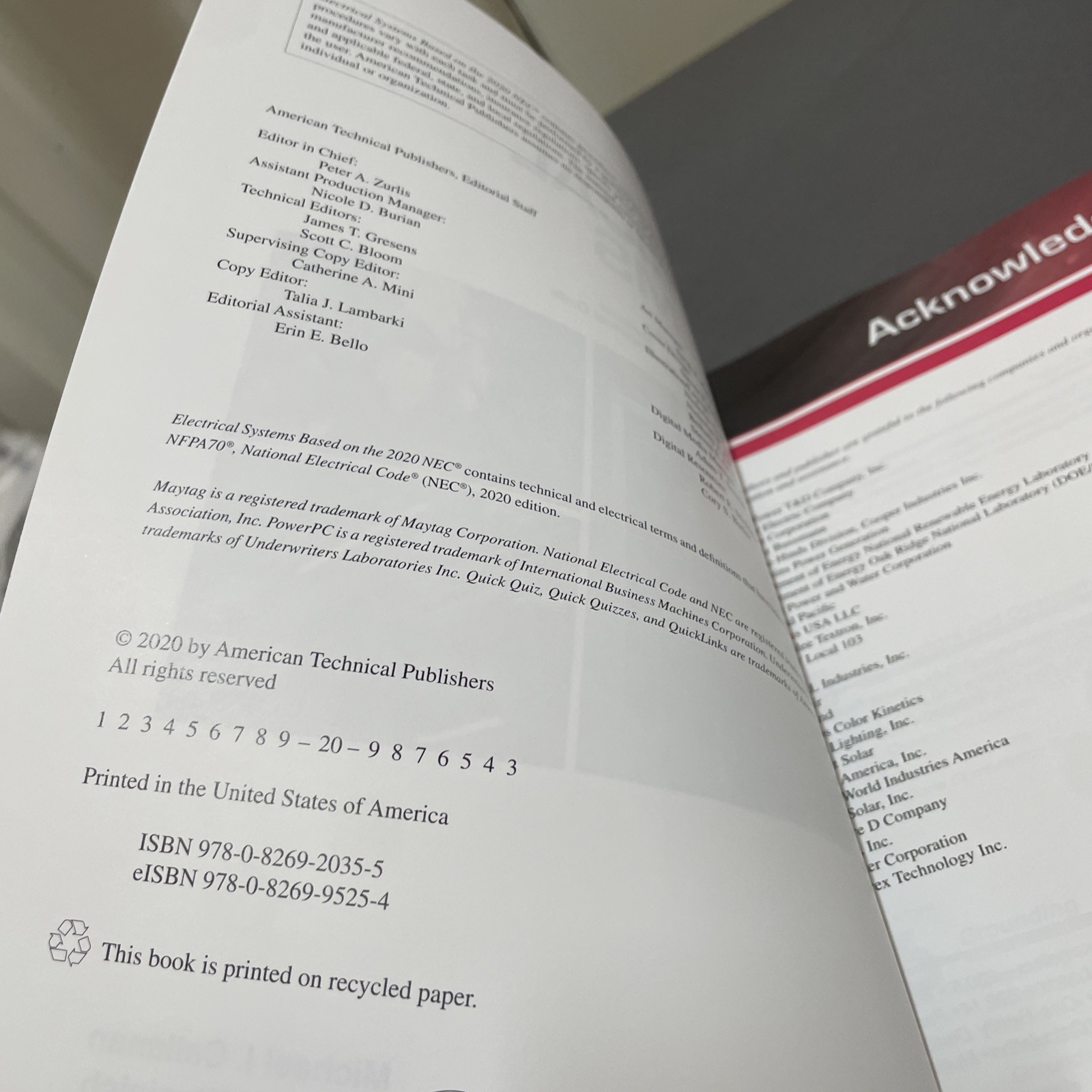 Electrical Systems Based on the 2020 NEC Paperback by Callanan Michael