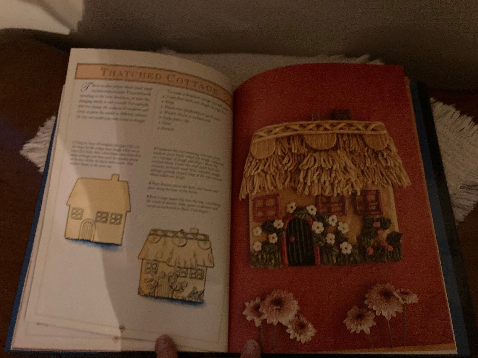 55 Country DOUGHCRAFT Designs Hardcover Book by Linda Rogers 128pp