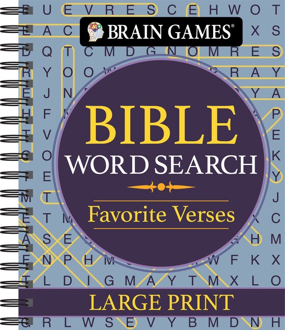 Brain Games – Bible Word Search: Favorite Verses – Large Print
