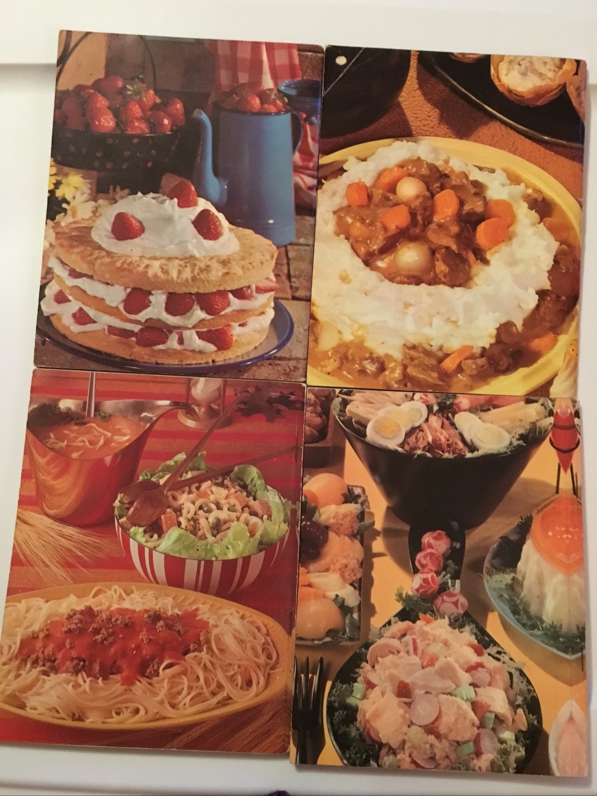 Culinary Art Institute 1969 Lot of 4 Recipe Booklets Dessert Salad Supper Potato