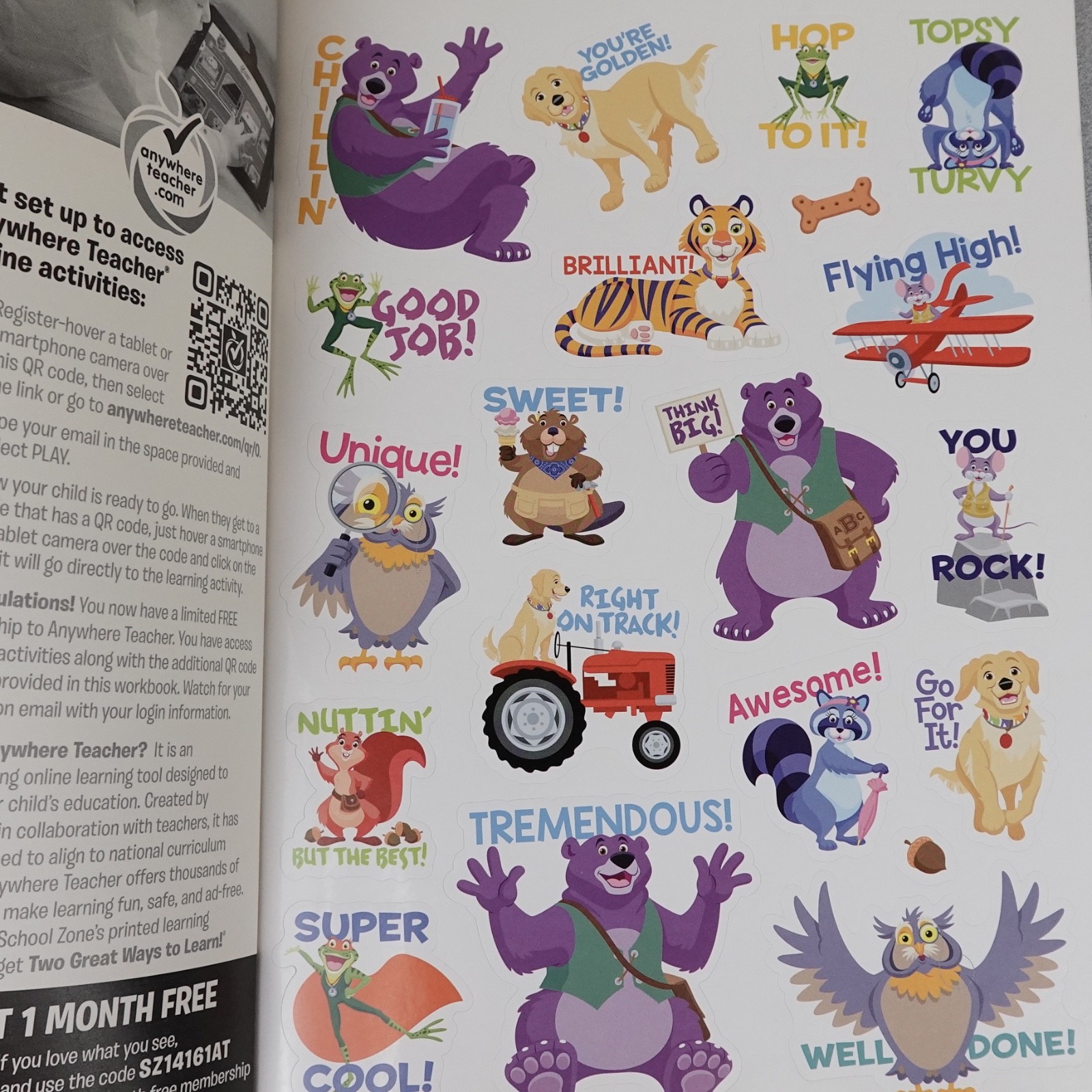 School Zone Preschool Single Book #2 Learning Program Paperback