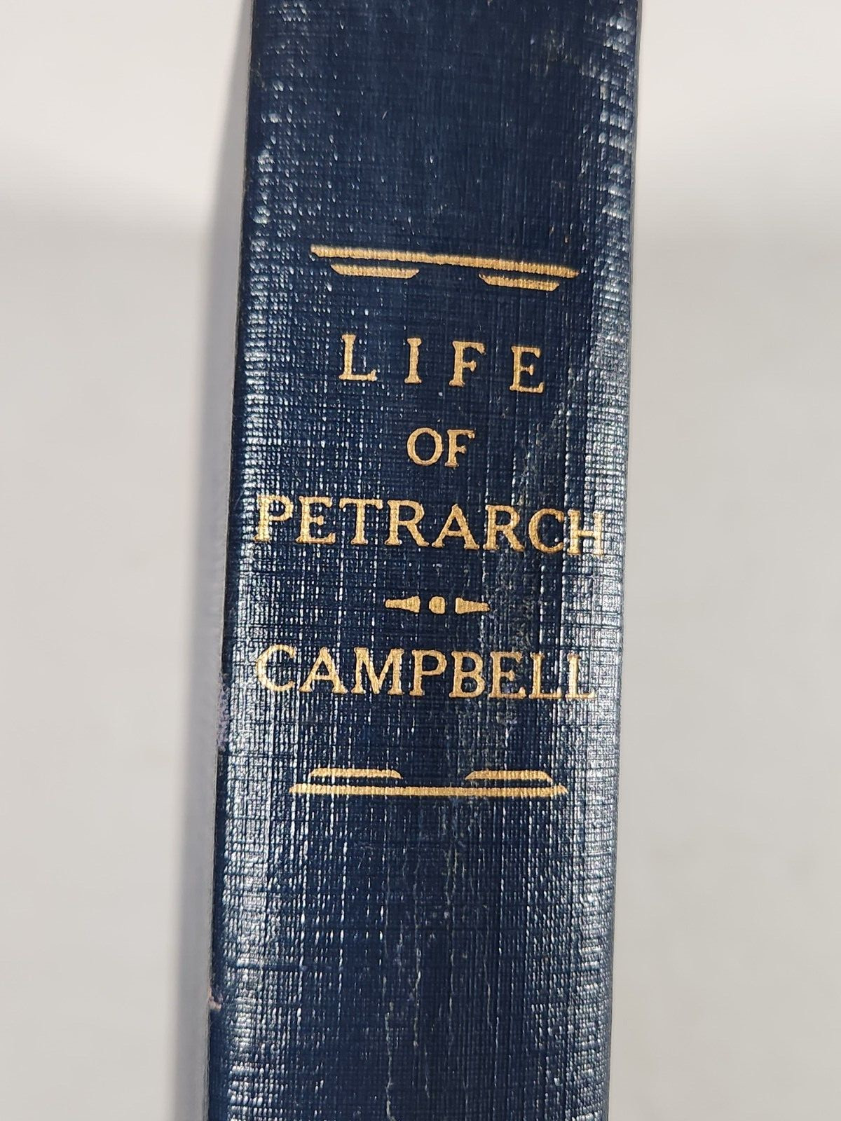Life of Petrarch: Thomas Campbell. Carey and Hart, Pub. Hardcover 1841
