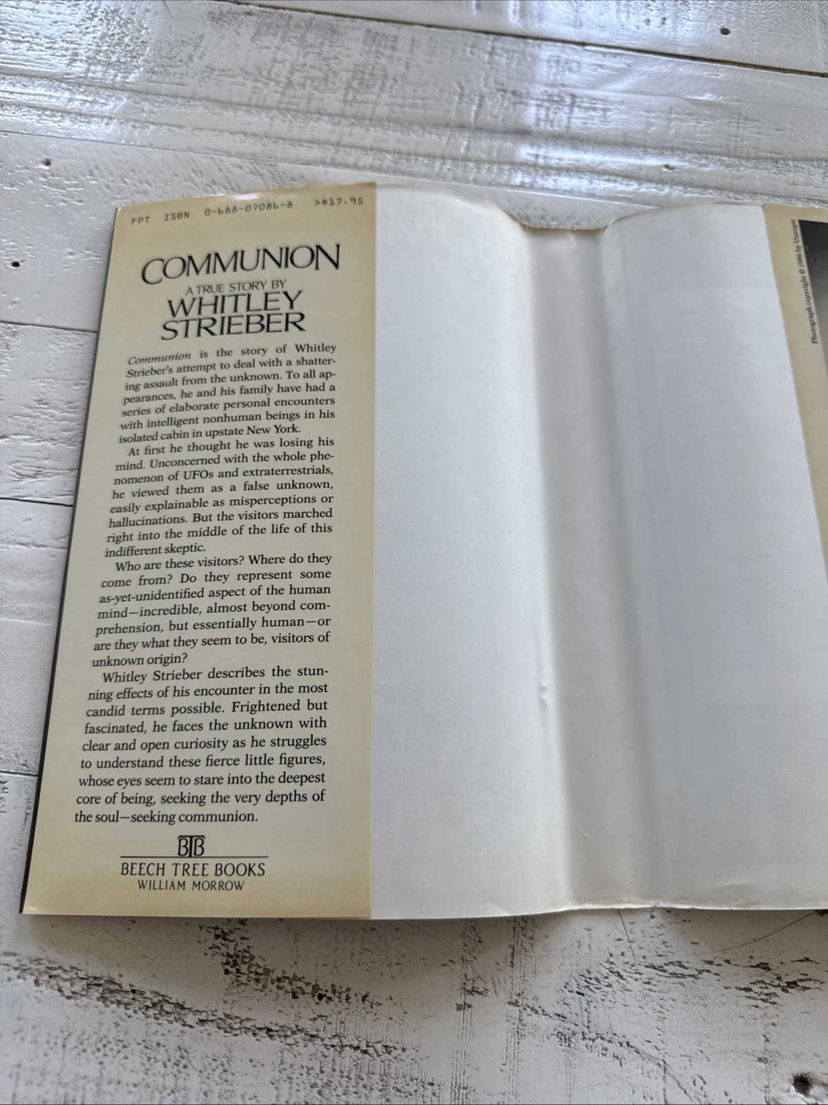 Communion Whitley Strieber 1987 1st Edition HC DJ UFO Alien True Story