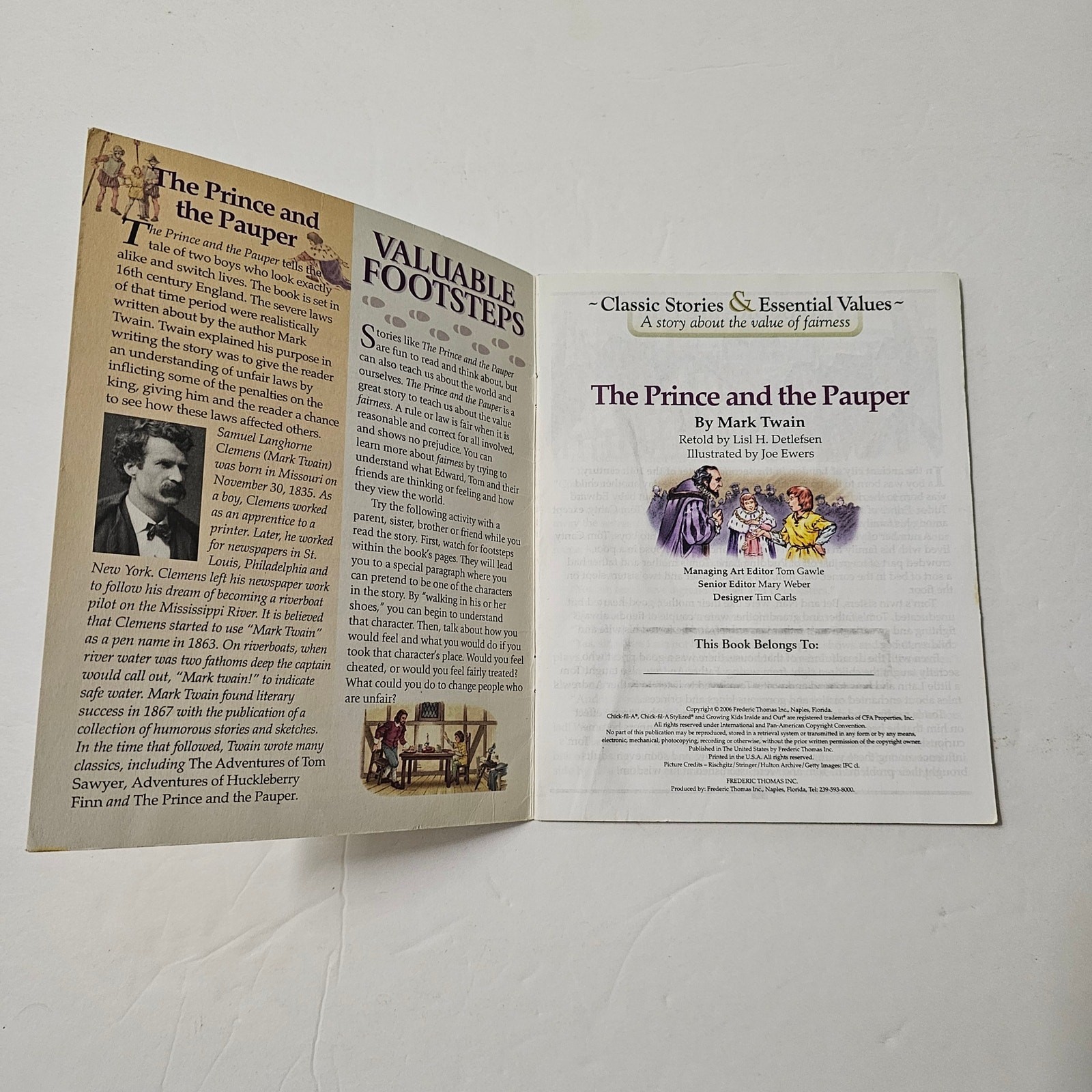 The Prince and the Pauper by Lisl H. Detlefsen – Chick-fil-A book