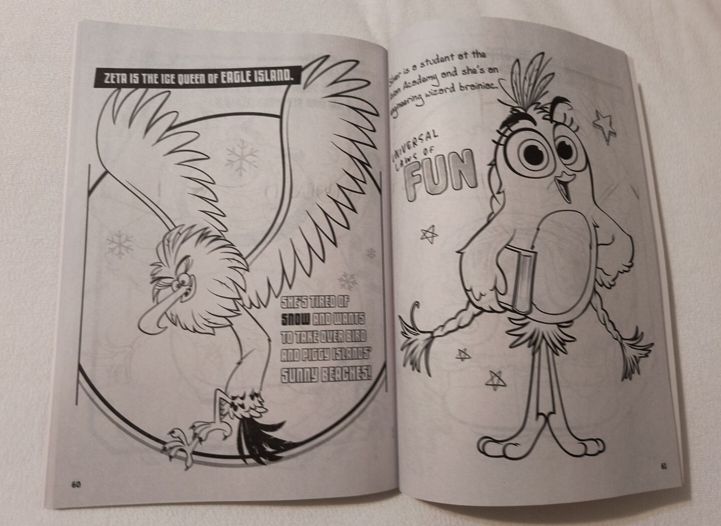 The Angry Birds 2 Movie “Born to be Angry” Coloring Book by Bendon 🆕 Free Ship!