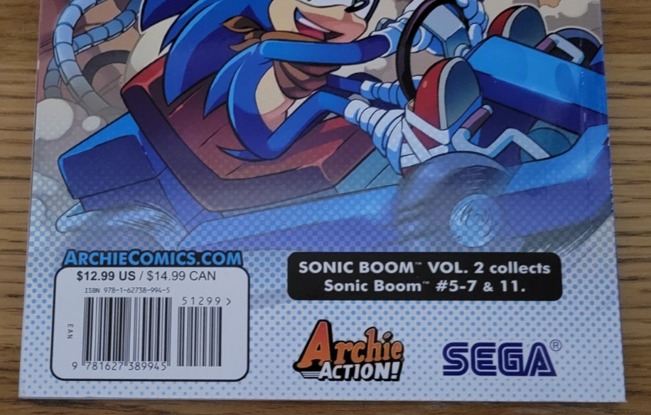 Sonic Boom Vol. 2: Boom Shaka-laka Sonic Scribes Brand New ISBN 9781627389945