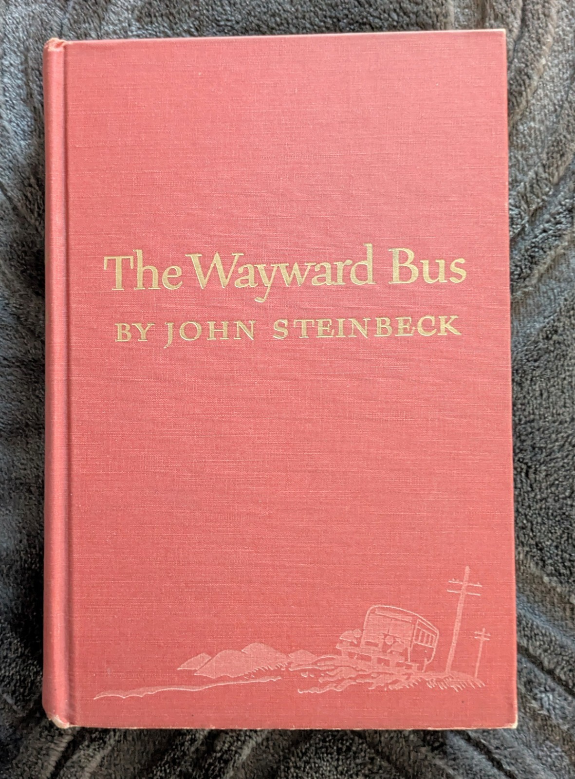 JOHN STEINBECK The Wayward Bus Viking Press 1947 HC/DJ 1ed, later printing
