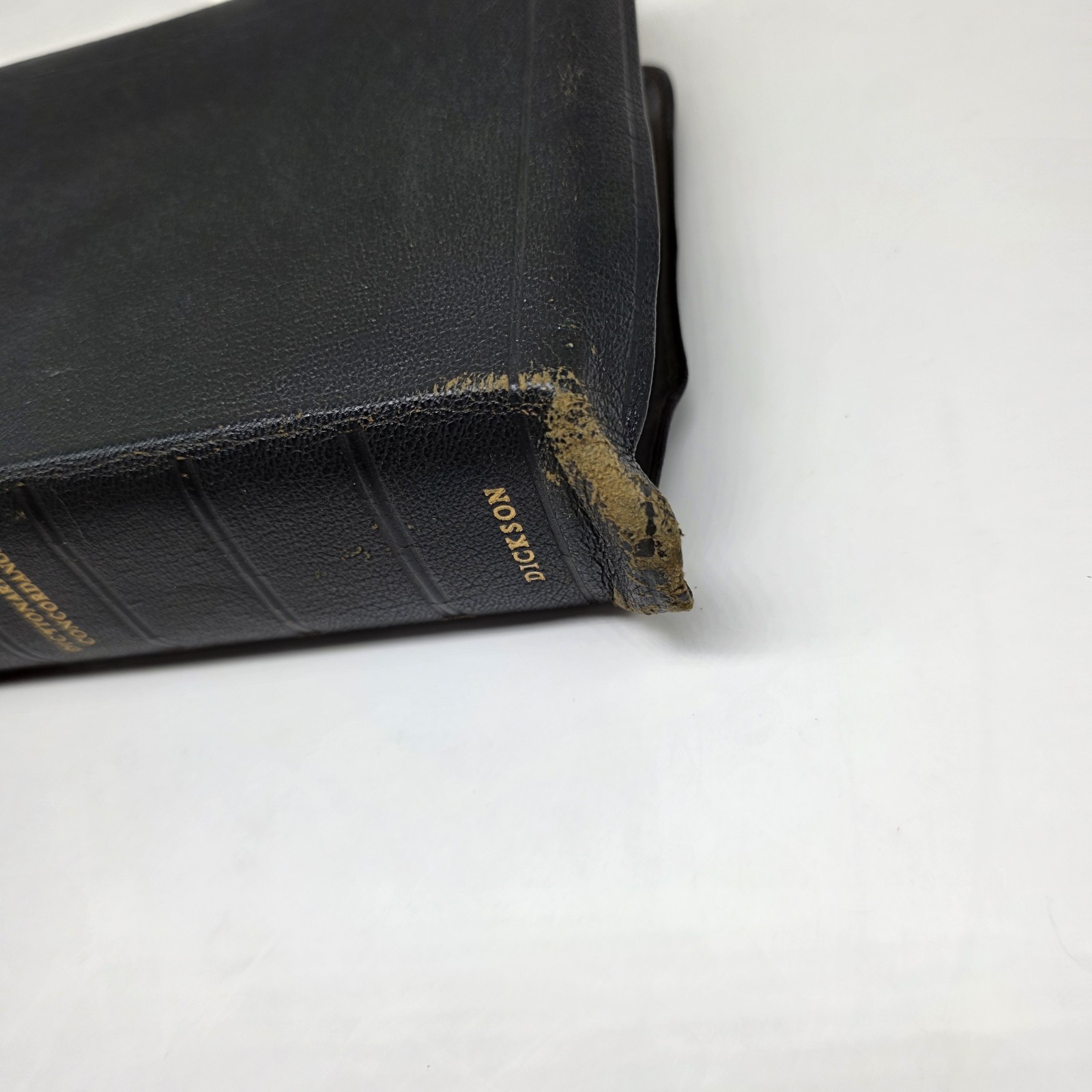 1950 Holy Bible New Analytical Indexed Dictionary Concordance King James Leather
