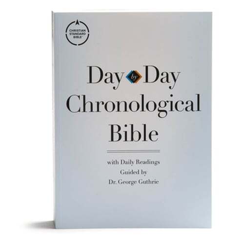 CSB Day-By-Day Chronological Bible, Tradepaper: Black Letter, 365 Days, One Year