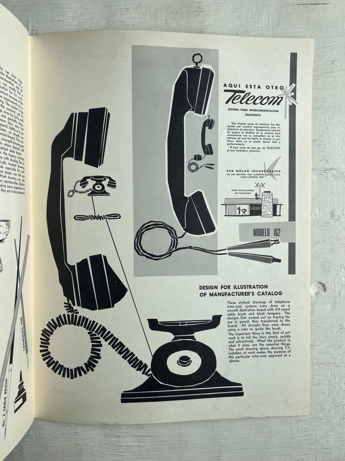 Vintage How to Make Your Art Commercial Book Walter T. Foster Typography
