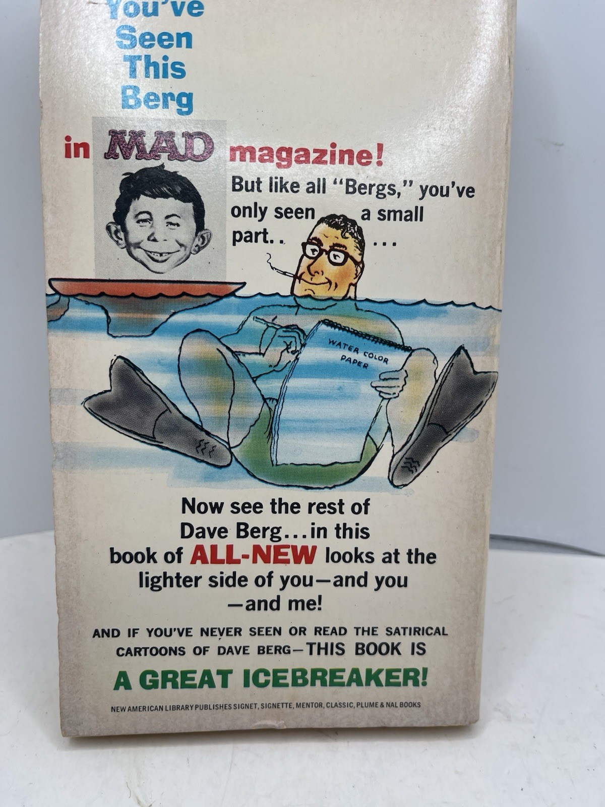 Vintage MAD Magazine Dave Berg Paperback Book Lot (5)