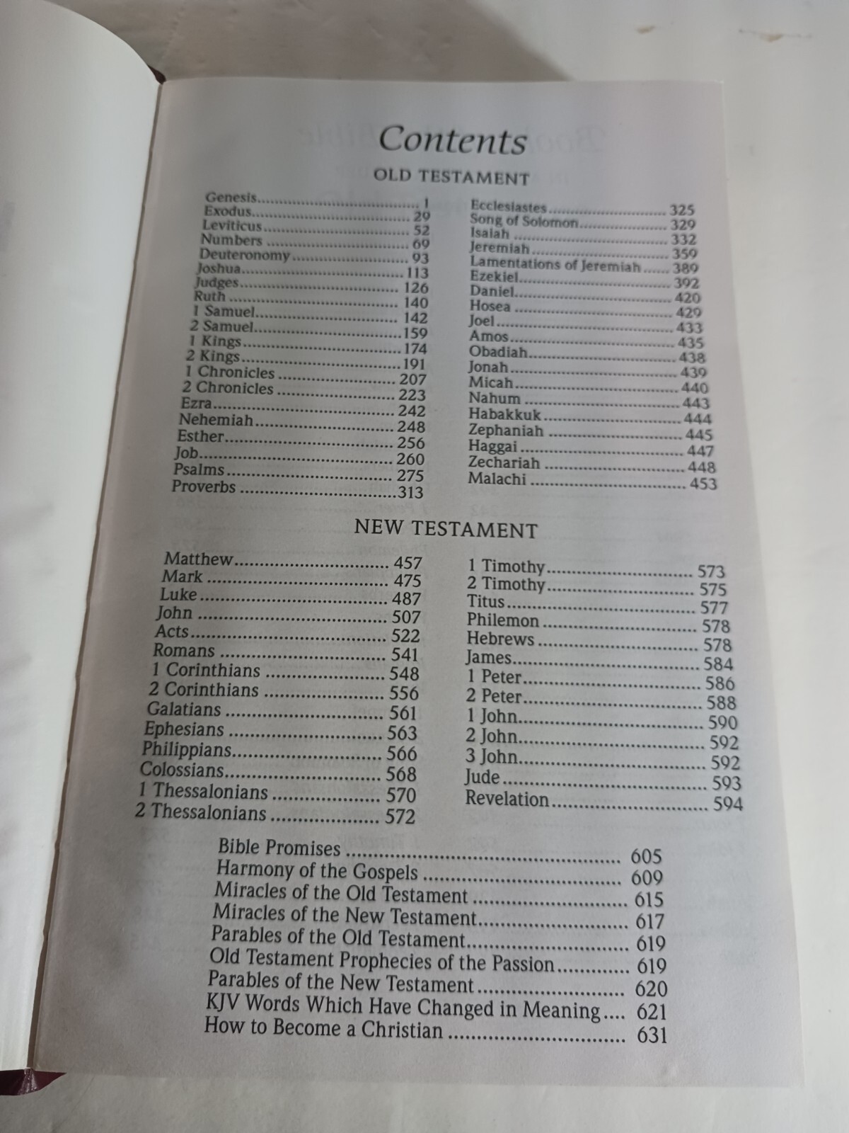 Holy Bible King James Version Burgundy 2019 Hendrickson Bibles