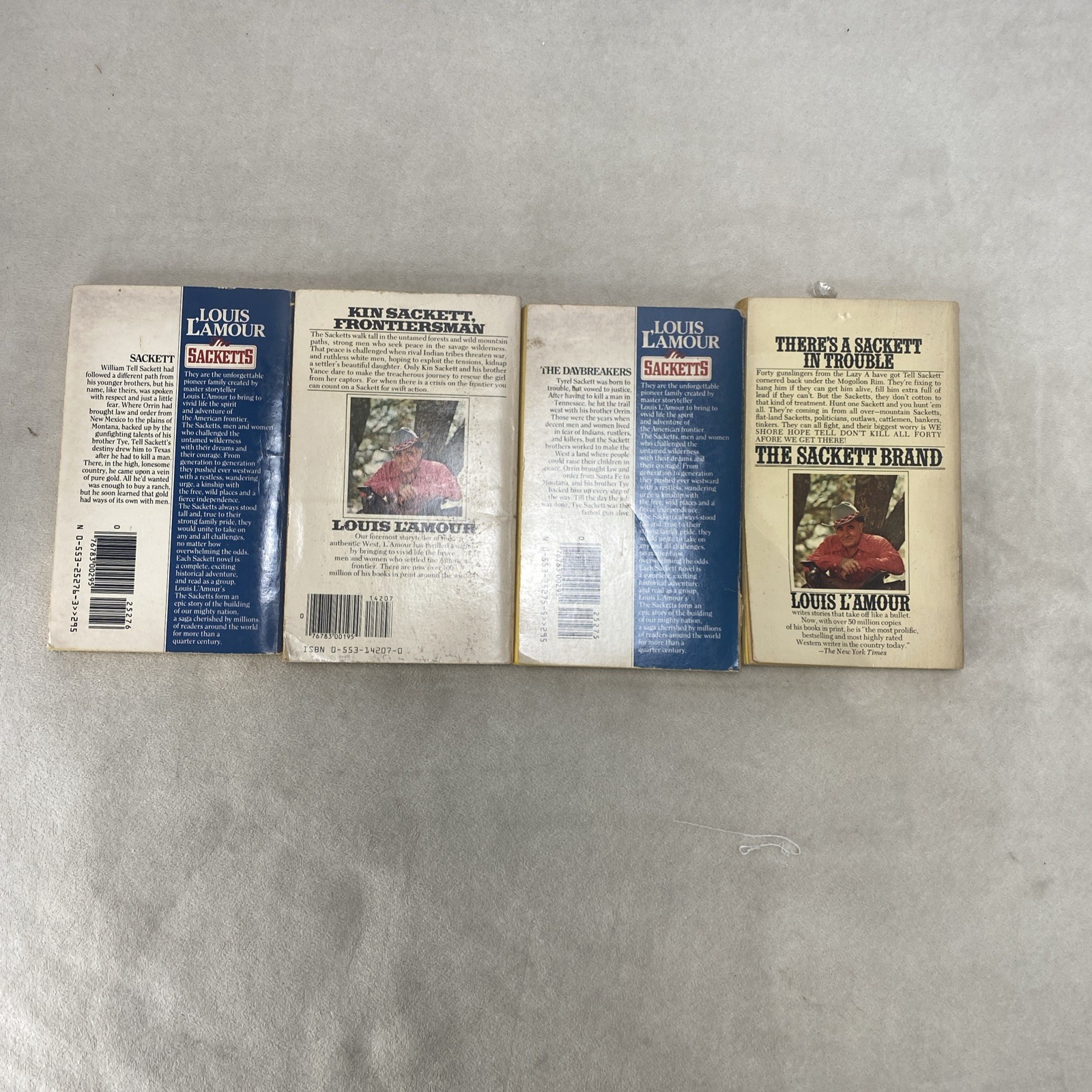 Louis L’Amour Lot of 20 Paperback Books Bantam Sackets Mixed Lot Westerns
