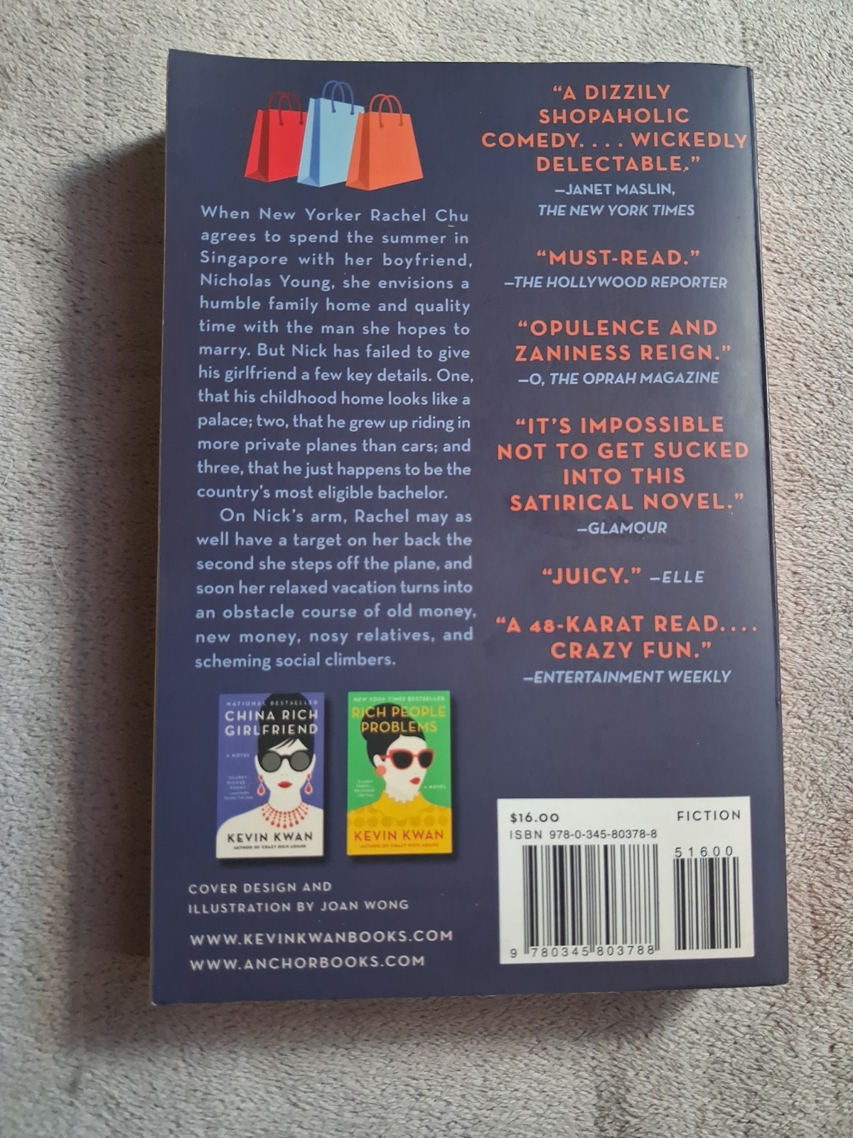 Crazy Rich Asians by Kevin Kwan (2014, Trade Paperback)