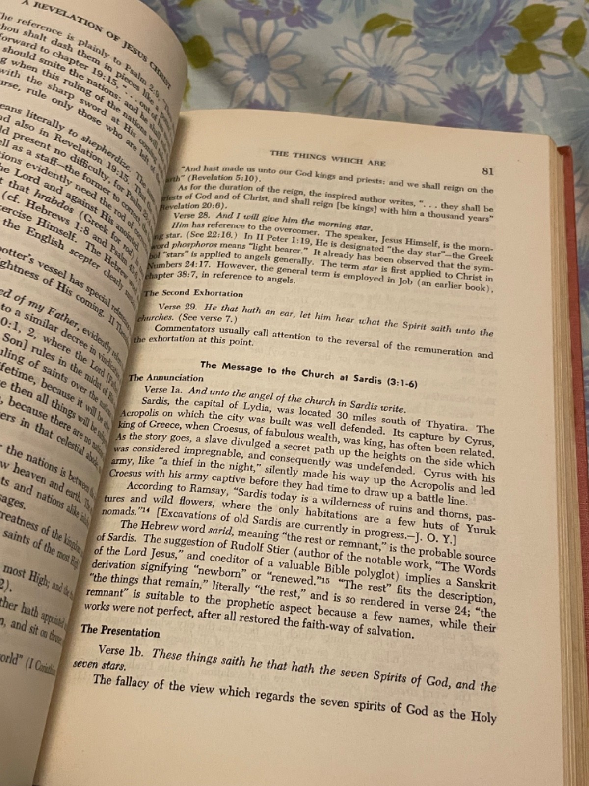 BOOK A Revelation of Jesus Christ J B Smith Commentary HC Herald Press 1962