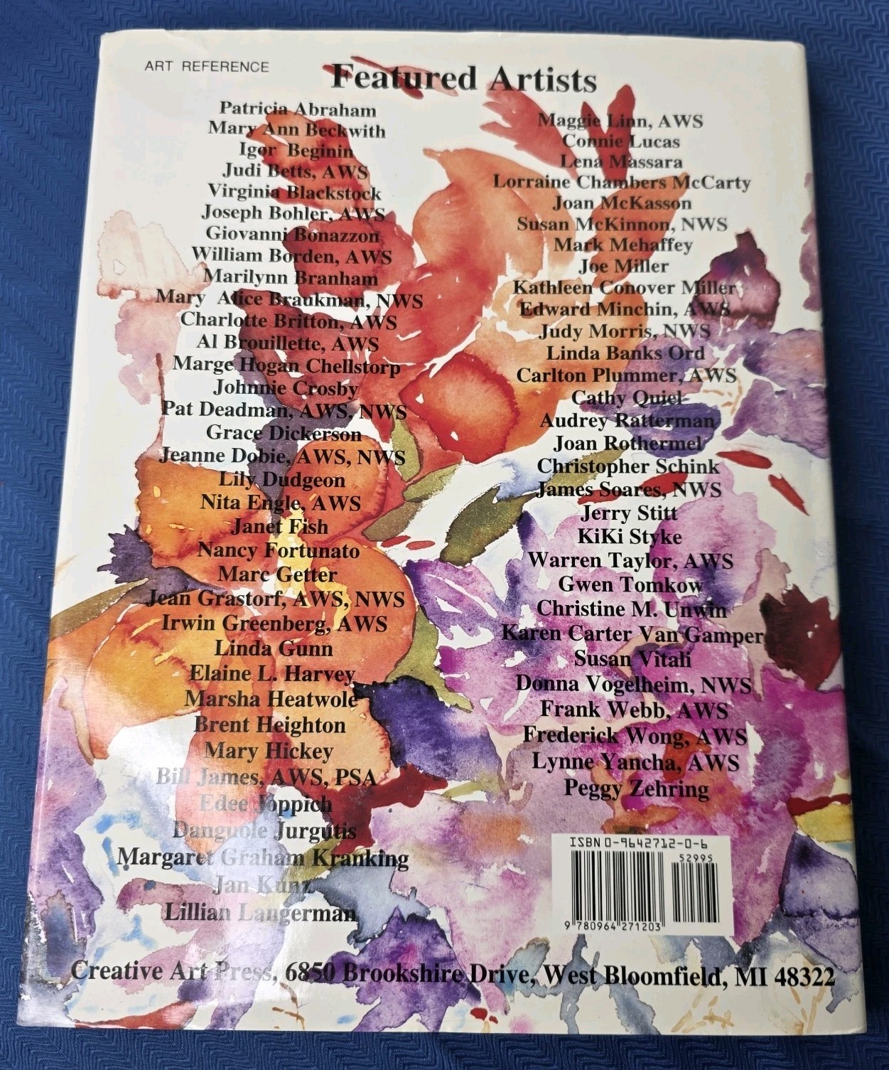 Artistic Touch by Christine M. Unwin SIGNED (1995, Hardcover) Signature DJ