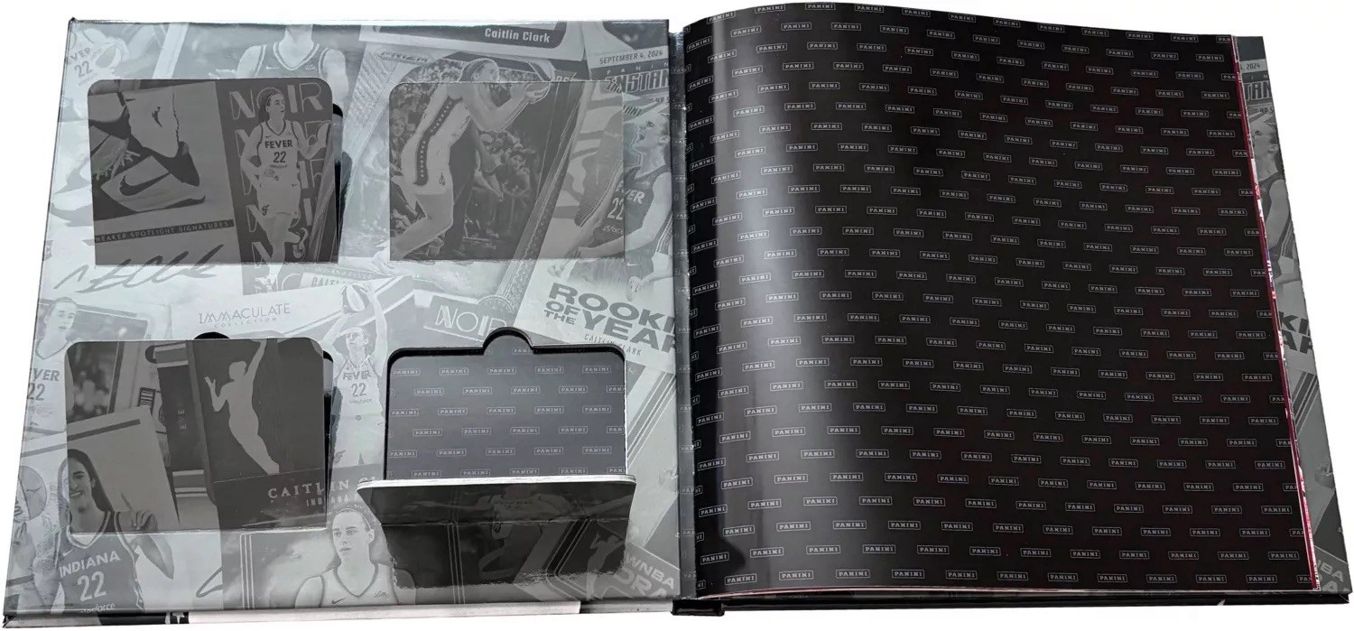 Caitlin Clark Chronicles Panini Card Book