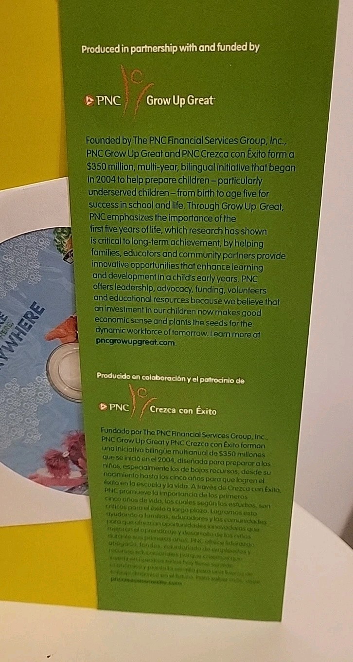 Sesame Street WORDS ARE EVERYWHERE Learning Series Bilingual Kit – Book DVD More