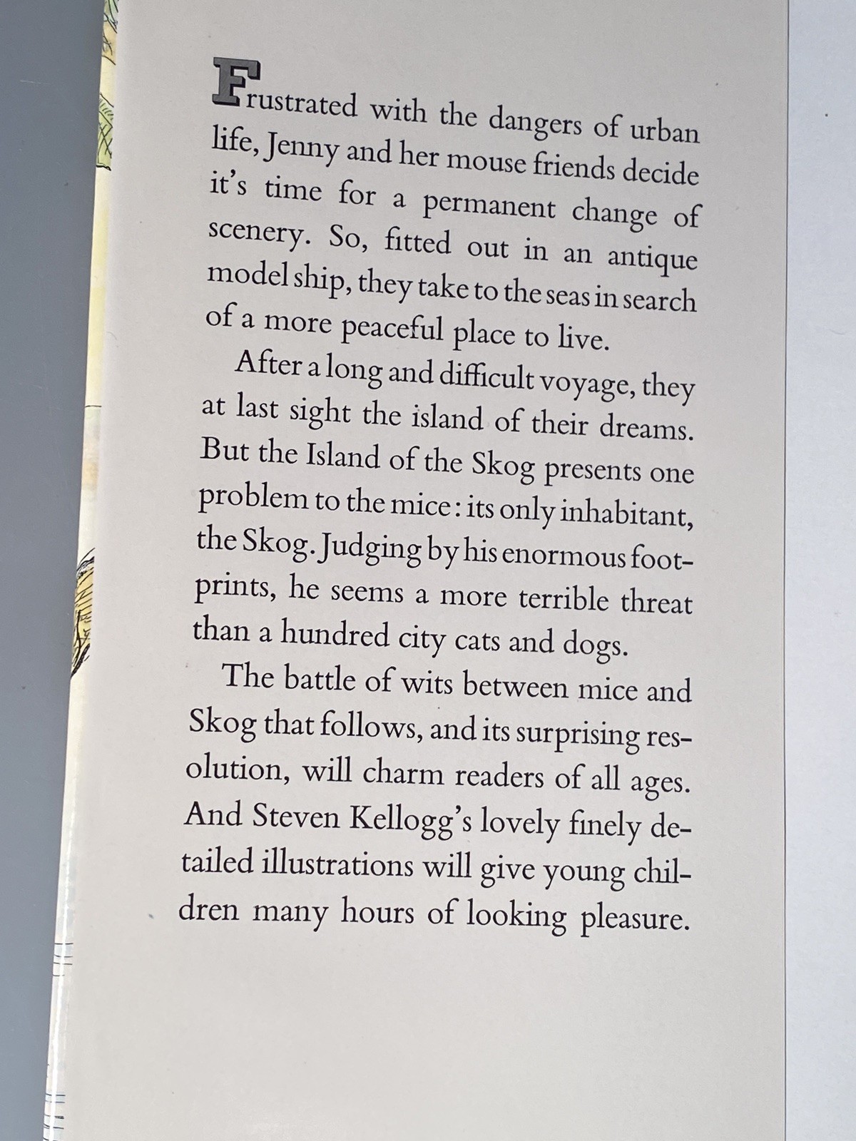 SIGNED Illustration THE ISLAND OF THE SMOG Steven Kellog Children Kids Stories