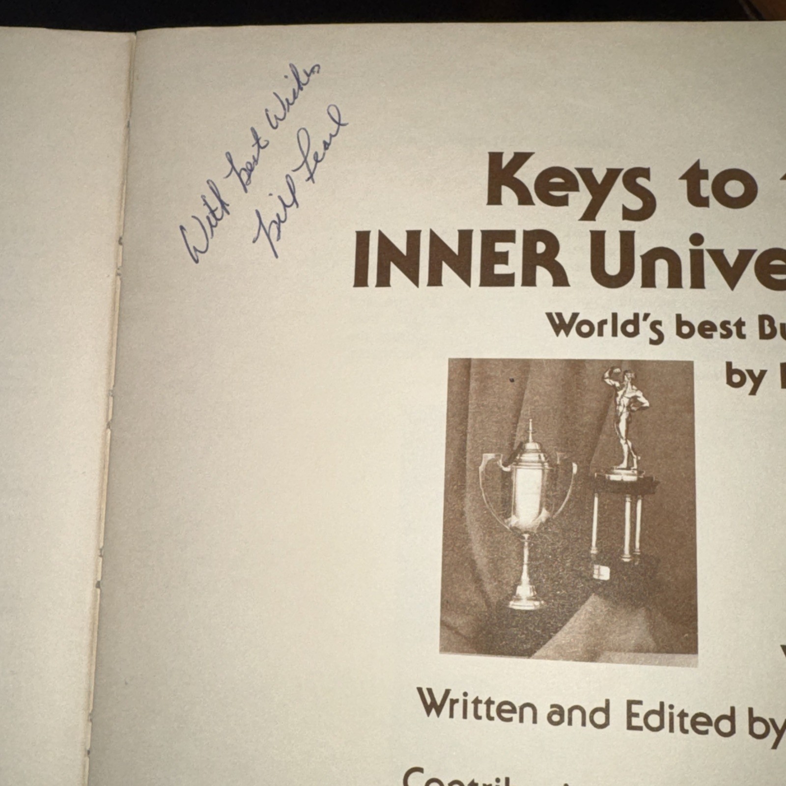 Keys to the INNER Universe, Pearl, Bill second printing
